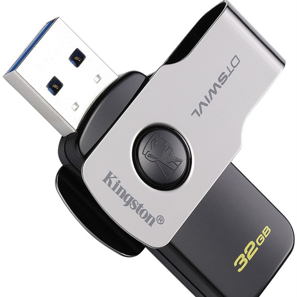 NEW Kingston 16 32 64GB DataTraveler Swivl USB 3.1 Swivel Flash Pen Drive AHS 